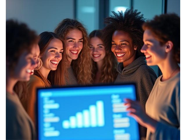 Equipo de producto celebrando el éxito