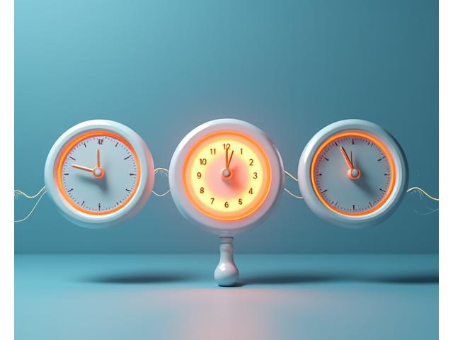 Ilustración conceptual de tres relojes biológicos o cronotipos (Alondra, Colibrí, Búho) mostrando las diferencias en los picos de energía a lo largo del día, con una estética moderna y científica.