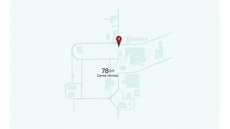Mapa estático que muestra la ubicación de Nexa Coral en el centro financiero de Bogotá, Colombia